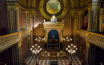 Spanish Synagogue in Prague, Czech Republic
