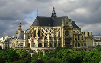 The Holy Chapel (Sainte-Chapelle) in Paris, France