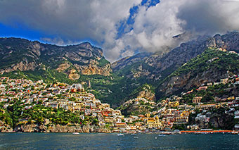 Positano on the Amalfi Coast, Italy